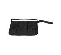 Sac de Rangement à Outils de Jardin | Conception Multi-Poche pour Outils/matériaux de Plantation/Engrais | Réglable et Portable avec Autocollant réfléchissant | Organisateur (Noir)