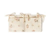 Sac de rangement à suspendre pour bébé, sac de rangement de chevet avec 2 poches pour couches, tétines et plus encore