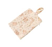 Sac de rangement à suspendre pour lit de bébé - Double couche - Crêpe de coton - Sac de rangement à fermeture éclair