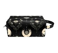 Sac de rangement abstrait avec symboles de requin pour femme, trousse de toilette à suspendre, sac de voyage en cuir, trousse à crayons d'école, Multicolore 05, 8.2x3.1x3.5 in/21x8x9 cm