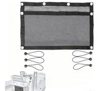 Sac de rangement adaptable pour bateau avec 6 boucles élastiques et loquets à bille, conçu pour une utilisation sur les bateaux, camping-cars, voitures et camions (poche 61 x 38 cm)