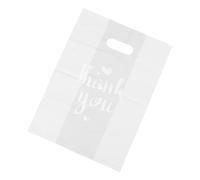 Sac de rangement alimentaire pratique avec inscription « Thank You » - Petit shopping - Main de pain pour un transport facile - Emballage de pâtisserie - Merci - Petit shopping pour biscuits