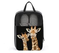 Sac de rangement anti-poussière pour chaussures de golf Motif girafes