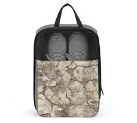 Sac de rangement anti-poussière pour chaussures de golf Motif ruines érodées anciennes