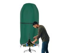 Sac de rangement 'arbre vertical-Couverture de Noël verticale, sac de protection résistant aux larmes, fermeture à glissière facile d'accès, poignées renforcées | Solution spatiale pour g