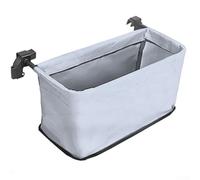 Sac de rangement arrière fiable pour chariot de camping, compatible avec cadre tubulaire carré de 1 5 cm (gris)