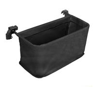 Sac de rangement arrière fiable pour chariot de camping, compatible avec cadre tubulaire carré de 1 5 cm (noir)