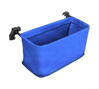 Sac de rangement arrière pour chariot pliable de 20,3 cm, parfait pour transporter des accessoires de camping (bleu)