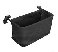 Sac de rangement arrière pour chariot pliable de 20,3 cm, parfait pour transporter des accessoires de camping (noir)