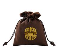 Sac de rangement avec cordon de serrage en coton pour bijoux, dés et cartes de jeu de société, mini paquet, sac de rangement pour tarots