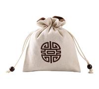Sac de rangement avec cordon de serrage en coton pour bijoux, dés et cartes de jeu de société, mini paquet, sac de rangement pour tarots