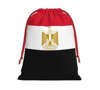 Sac de rangement avec drapeau égyptien de Noël, pour fête d'anniversaire, de vacances, il peut également être utilisé pour le rangement quotidien