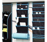 Sac de rangement avec stockage Noir et Bleu 91 x 47,5 cm oxford vidaXL