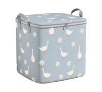 Sac de rangement - Boîte de rangement pour vêtements, poignée renforcée | Solution de poubelle en tissu pliable, conteneur de déménagement léger pour voyage, buanderie, sous-lit, garage, appartement