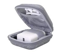 Sac de Rangement Câble Étui de Rangement Rigide for Ordinateur Portable, Chargeur, câble, Appareil électronique(Gray)