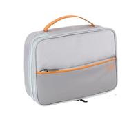 Sac de Rangement câbles données Portables, 2 pièces, Chargeur USB numérique, Fil d'écouteurs, Batterie Externe, Mallette, Pochette pour CâBle(Gray-M)