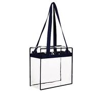 Sac de rangement carré transparent en PVC de grande capacité, sac à main à bandoulière portable pour infirmières, BU1., Taille unique