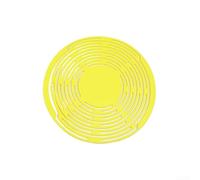 Sac de rangement compact en silicone pour bouteilles de vin, bouteilles d'eau et produits avec système de stabilité en maille (jaune)