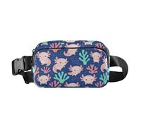 Sac de rangement compact pour les vacances en plein air | Sac banane compact et portable pour l'extérieur - Petit w nd - Joli poisson diable blush