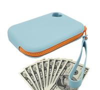 Sac de rangement cosmétique en silicone | Organisateur de maquillage étanche avec fermeture éclair | Portable Multifunctional Pouch For Women Girls Keys Cables Accessories Travel Small Storage Box
