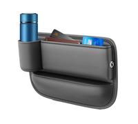 Sac de rangement Cup Seat Gap - Sac de rangement pour les espaces de siège de voiture - Sac de rangement en cuir pour remplir les espaces de siège de voiture, porte-gobelets et consoles - Doux pour la
