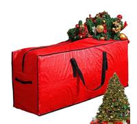 Sac de rangement d'arbre de Noël, grand récipient de 7,5 pieds, protecteur d'arbres artificiels, tissu robuste, fermeture à glissière, résistant à l'eau, design pliable, transport facile, parfait pour