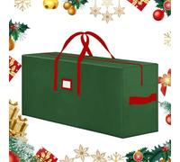 Sac de rangement d'arbre de Noël | Imperméable et résistant à la déchirure,Grande boîte de rangement pour Noël, guirlande, extérieur, collège, cuisine, garage, déménagement, emballage et