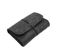 Sac de rangement de banque d'énergie en Fiber de laine, Mini pochette en feutre pour câble de données souris, sac de rangement de voyage pour Gadgets électroniques