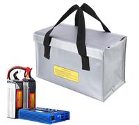 Sac de rangement de batterie ignifuge - Pochette de sécurité portable résistante au feu, boîte de rangement résistante à l'usure | Organiseur de charge anti-explosions, étui de protection résistant à