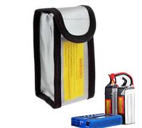 Sac de rangement de batterie ignifuge - Pochette de sécurité portable résistante au feu, boîte de rangement résistante à l'usure | Organiseur de charge anti-explosions, étui de protection résistant à