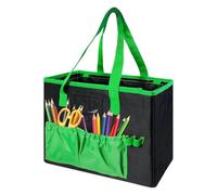 Sac de rangement de bricolage - Sacs de bricolage avec poignées, sac en nylon imperméable artistique | Sac de scrapbooking multifonctionnel, organisateur de bricolage avec fenêtre d'étiquette