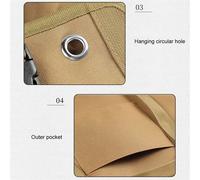 Sac De Rangement De Camping À Outils Enroulables Polyvalents Sac De Transport De Piquets De Extérieure Pochette De Rangement Pliable