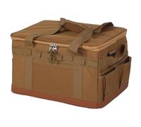 Sac de Rangement de Camping Pliable et Rigide de 30 L, Séparateurs Amovibles, Plusieurs Poches, Matériau en Tissu Oxford, Conception Montée sur Véhicule, Grande capacité