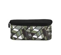 Sac de rangement de camping, sac de rangement portable, petit sac de rangement, poignée amovible, accessoires de camping avec compartiments pour la randonnée, Vert thé foncé, Refer to description