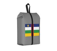 Sac de rangement de chaussures de voyage pour homme et femme avec imprimé drapeau de l'Afrique centrale - Pour gym, camping, usage quotidien, 1 pièce., One Size, Organiseur de sac