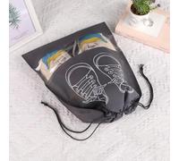 Sac De Rangement De Chaussures En Tissu Non Tissé,10 Pièces,Anti-Poussière Et Résistant À L'humidité,Artefact De Voyage,Rangement De Chaussures,Couvre-Chaussures Domestique.Grey.Big