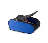Sac de rangement de chaussures respirant pour l'extérieur - Sac de transport à fermeture éclair pour le sport et la maison - Sac de transport et étuis portables et légers, bleu/noir, H