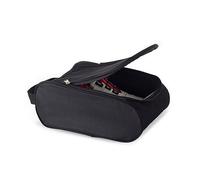 Sac de rangement de chaussures respirant pour l'extérieur - Sac de transport à fermeture éclair pour le sport et la maison - Sac de transport et étuis portables et légers, Noir, F