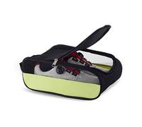 Sac de rangement de chaussures respirant pour l'extérieur - Sac de transport à fermeture éclair pour le sport et la maison - Sac de transport et étuis portables et légers, vert foncé, side two piece