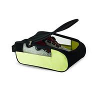 Sac de rangement de chaussures respirant pour l'extérieur - Sac de transport à fermeture éclair pour le sport et la maison - Sac de transport et étuis portables et légers, vert foncé, Three piece side