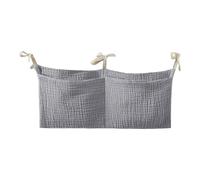 Sac de rangement de chevet pour bébé,Sac de rangement pour chevet de bébé,Organisateur portatif de berceau de couche-culotte de sac de chevet | Sac de rangement avec 2 poches pour literie de bébé en c