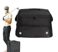 Sac de rangement de coffre de golf, armoire de golf de voiture,Étui de voyage pliable de golf à 2 couches | Organisateur de coffre de golf résistant à l'eau avec compartiment ventilé sep