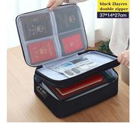 Sac de rangement de documents multicouches, grande capacité, organisateur de fichiers de certificat, mallette de [BB6C30A]