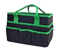 Sac de rangement de jardin pour enseignant, sac de rangement pour outils de jardin de grande capacité, sac de rangement de jardin avec plusieurs compartiments pour crayons, marqueurs et ciseaux