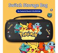 Sac de rangement de protection pour console de jeu Switch 2/OLED/Lite, motif dessin animé Charizard, étui de transport portable, accessoires pour console de jeu B