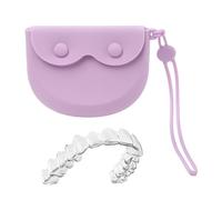 Sac de rangement de retenue de boîtier de protège-dents Conteneur de stockage de prothèse Support portatif de loquet Boîtier d'aligneur Boîte à outils dentaires Conteneur de