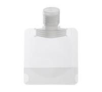 Sac de rangement de toilette de taille voyage avec sacs de compression rechargeables 30 ml/50 ml/100 ml de bouteille portable pour shampooing, après-shampooing et savon corporel