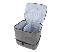 Sac de Rangement de Vernis à Ongles de 30 Bouteilles, étui de Rangement de Maquillage Cosmétique de Grande capacité avec Séparateur Réglable, Sac de Voyage Facile à Transporter