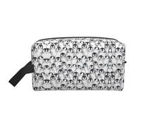 Sac de rangement de voyage à la mode avec imprimé pingouins mignons, sac de rangement de voyage portable, grande capacité