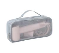 Sac de rangement de voyage avec poignée pour sèche-cheveux, fer à friser, fer à lisser, étui de protection en nylon pour outils de coiffage, sac de rangement de séchoir de voyage, bleu, Taille unique